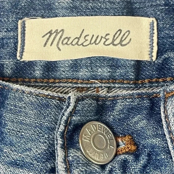 Madewell Women's Size 27 Rigid Skinny Jeans Distressed H5845 High Rise SOLD OUT - Picture 3 of 13